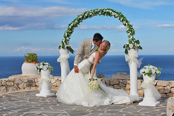 weddings at blue Caves Villas